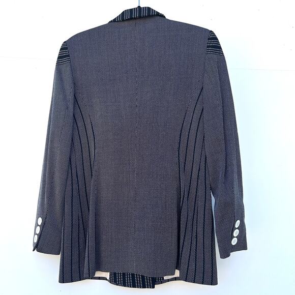 Vintage Escada Margaretha Ley Wool Silk Double Breasted 38 Blazer Jacket 6 - Picture 4 of 9